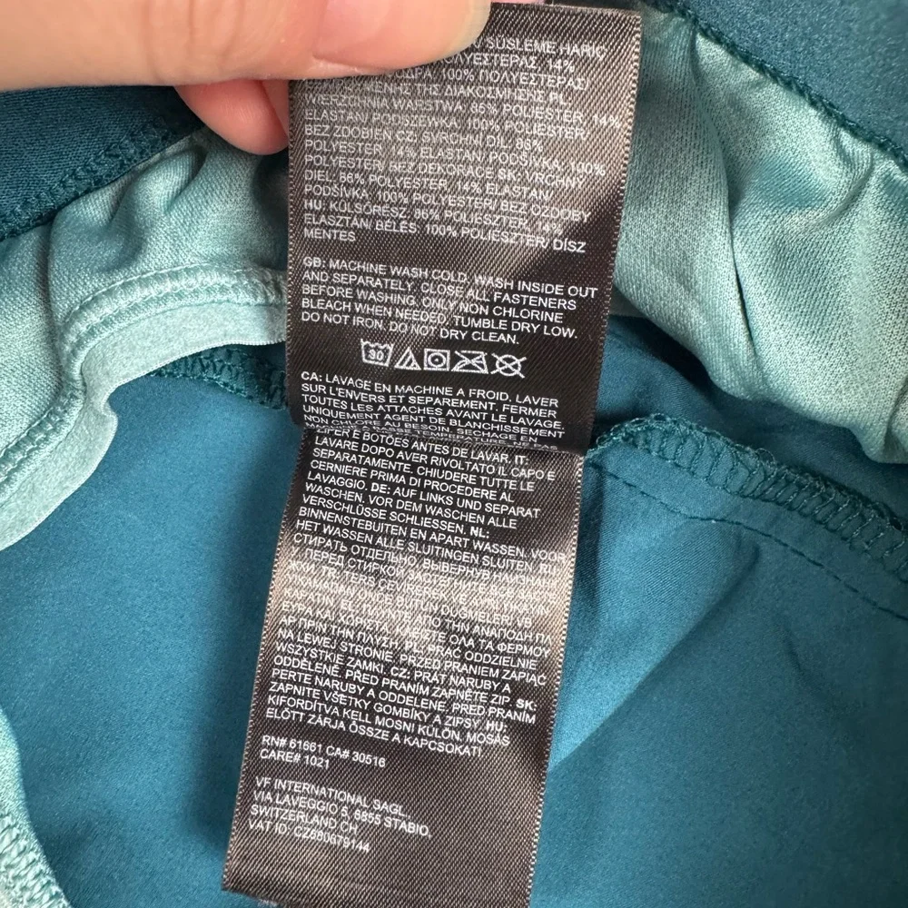 The North Face Women’s Wander Running Shorts XL Blue Colorblock Quick Dry - Picture 6 of 7